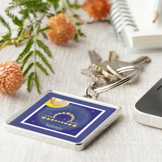 Wartezeit 24. September, bis 23. Okay. ART Schlüsselanhänger (Seite)