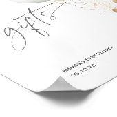 Wartezeit auf dem grünen Balken, moderne Karten un Poster (Ecke)