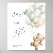 Wartezeit auf dem grünen Balken, moderne Karten un Poster (Vorne)