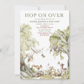 Wartezeit bei Ostereier-Jagd und Brunch I Einladung (Vorderseite)