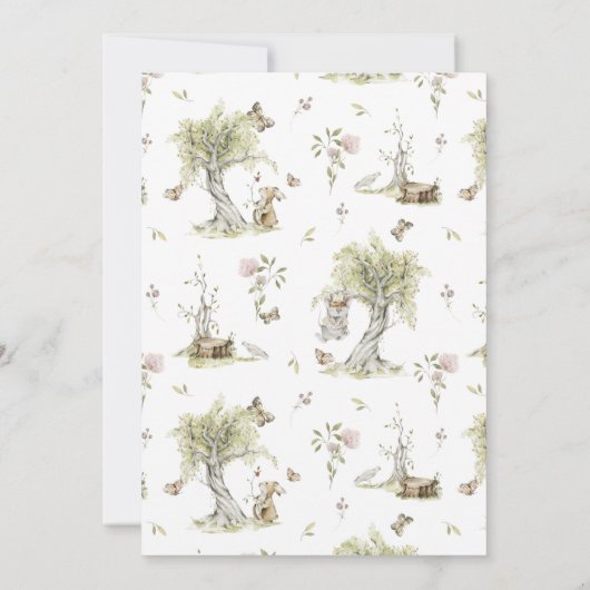 Wartezeit bei Ostereier-Jagd und Brunch I Einladung (Rückseite)