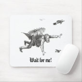 Wartezeit: Fliegen-Mann Mousepad (Mit Mouse)