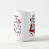 Wartezeit Frau Weihnachtsmann für Sankt Kaffeetasse (Mittel)