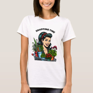 Wartezeit Funny Retro Pflanze Lovers T-Shirt