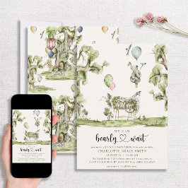 Wartezeit Herzerkrankung & Sehen Sie Mädchen Baby  Einladung