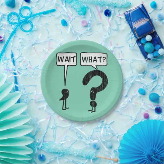 Wartezeit, was? pappteller (Party)