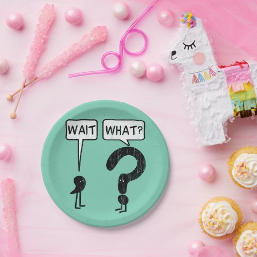 Wartezeit, was? pappteller (Party)