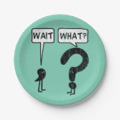 Wartezeit, was? pappteller (Vorderseite)