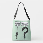 Wartezeit, was? Rechtschreibung Tragetaschen Mit Langen Trägern (Rückseite)