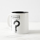 Wartezeit, was? zweifarbige tasse (Vorderseite Links)