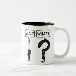 Wartezeit, was? zweifarbige tasse