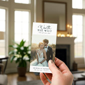 Wartezeit wert Hochzeit-Bookmark Foto Save The Date