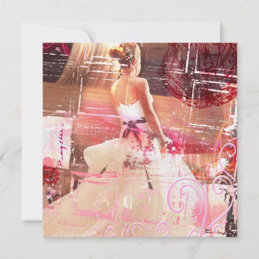 Wartezeitbrauteinladung Einladung (Vorderseite)