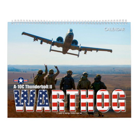WARTHOG - A-10C-Thunderbolzen II Kalender (Titelbild)