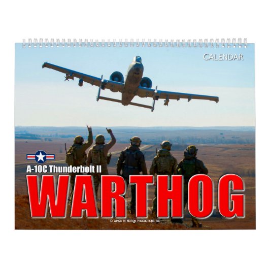 WARTHOG - A-10C-Thunderbolzen II Kalender (Titelbild)