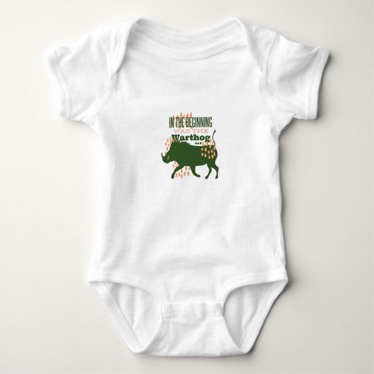 Warthog Baby Strampler (Vorderseite)