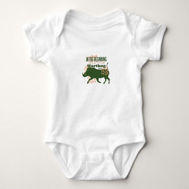 Warthog Baby Strampler (Vorderseite)