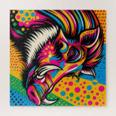 Warthog Pop Art 600 Stück Puzzle (Horizontal)
