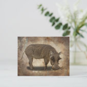 WARTHOG POSTKARTE (Stehend Vorderseite)