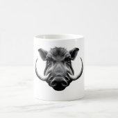 Warthog Pride T - Shirt - Realistisch Schwarz & We Kaffeetasse (Mittel)