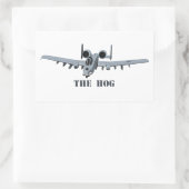 Warthog Rechteckiger Aufkleber (Tasche)