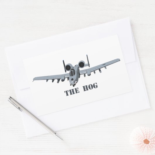 Warthog Rechteckiger Aufkleber (Umschlag)