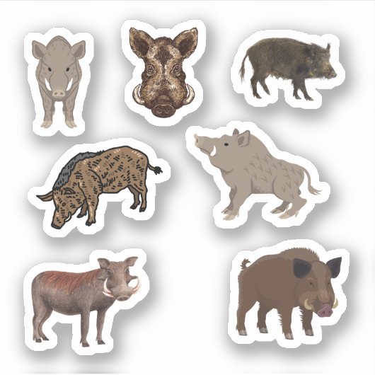Warthog Stickers Aufkleber (Vorderseite)