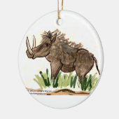 Warthog Verzierung Keramikornament (Links)