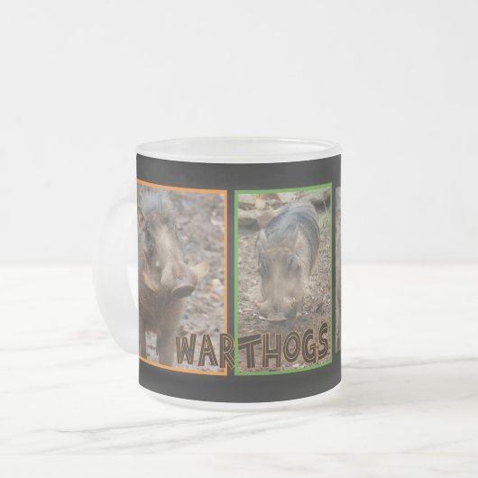 WARTHOGS mit Beschreibung Mattglastasse (Vorderseite Links)