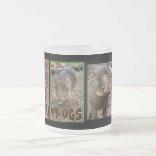 WARTHOGS mit Beschreibung Mattglastasse (Mittel)