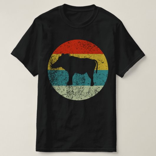 Warthoretro Vintage Silhouette 70er T-Shirt (Design vorne)