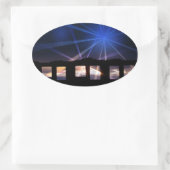 WARTIME GHOSTS WALES UK OVALER AUFKLEBER (Tasche)