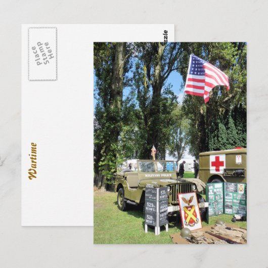 WARTIME POSTKARTE (Vorne/Hinten)