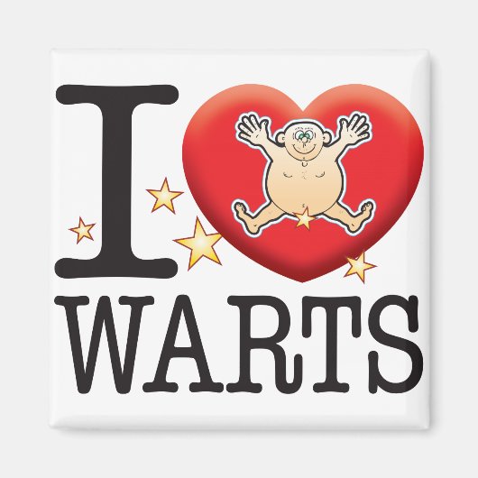 Warts Liebe Man Magnet (Vorne)