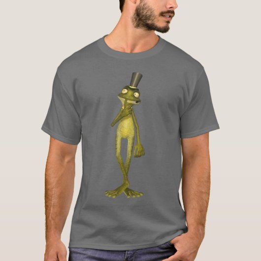 Warts the Cartoon Frog Dark T-Shirt (Vorderseite)