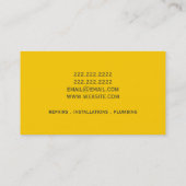 Wartung der Installation von Handyman Visitenkarte (Rückseite)