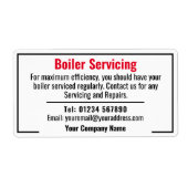 Wartung und Reparatur von Heizgeräten (Vorne)