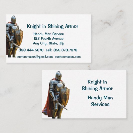 Wartung von benutzerdefiniertem Personal Visitenkarte (Vorne/Hinten)