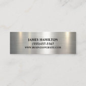 Wartungs-Handyman Stahl Metallreparaturservice Mini Visitenkarte (Rückseite)