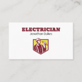 Wartungs-Handyman-Unternehmer Visitenkarte (Vorderseite)