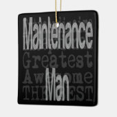 Wartungs-Mann Extraordinator Keramikornament (Links)