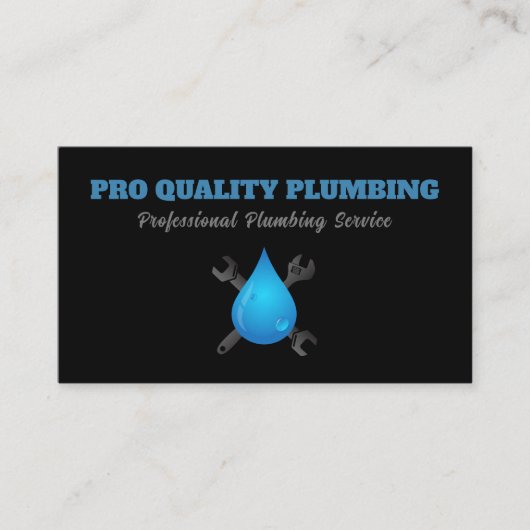 Wartungs-Service für Handyman Plumber Visitenkarte (Vorderseite)