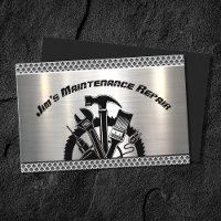 Wartungsservice für Handyman-Stahlplatten