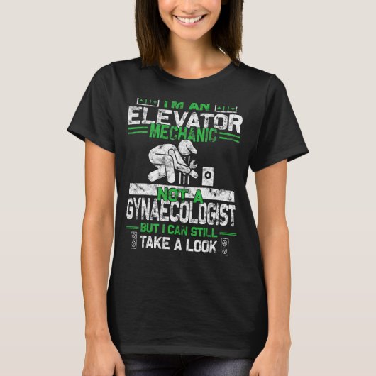Wartungstechnik für den Mens Elevator T-Shirt (Vorderseite)