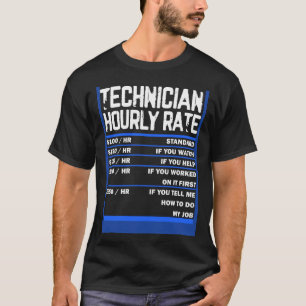 Wartungstechniker für technische Person Männer Fra T-Shirt
