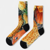Warty Gourd Socken (Linkes Detail)