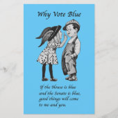 Warum 2022 Blue wählen (Vorderseite)