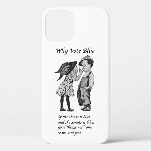 Warum 2024 Blue wählen Case-Mate iPhone Hülle (Rückseite)