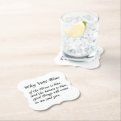 Warum 2024 Blue wählen Untersetzer (Vor Ort)