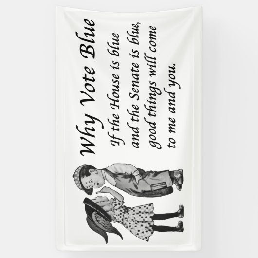 Warum 2026 Blue wählen Banner (Vertikal)